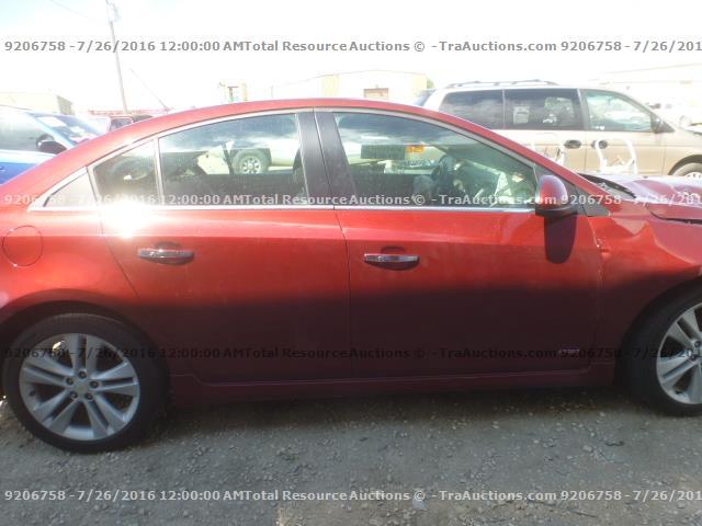 1G1PG5SB3F7163739 - 2015 CHEVROLET CRUZE LTZ RED photo 10