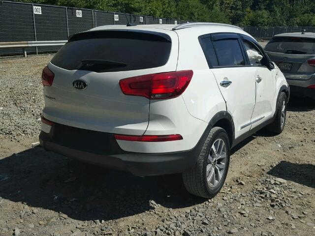 KNDPBCAC4G7833868 - 2016 KIA SPORTAGE L WHITE photo 4