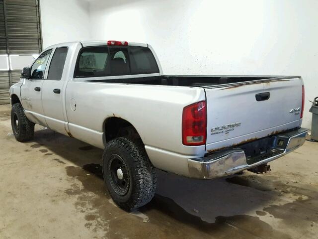 1D7KU28623J521243 - 2003 DODGE RAM 2500 S SILVER photo 3