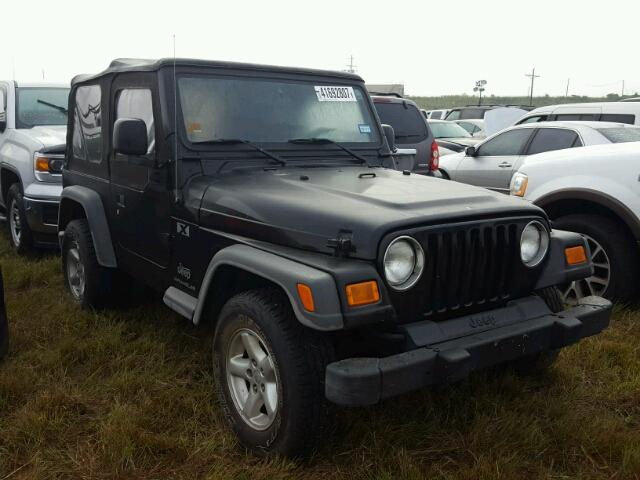 1J4FA39S35P326137 - 2005 JEEP WRANGLER BLACK photo 1