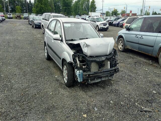 KNADE243496572571 - 2009 KIA RIO 5 SX SILVER photo 1