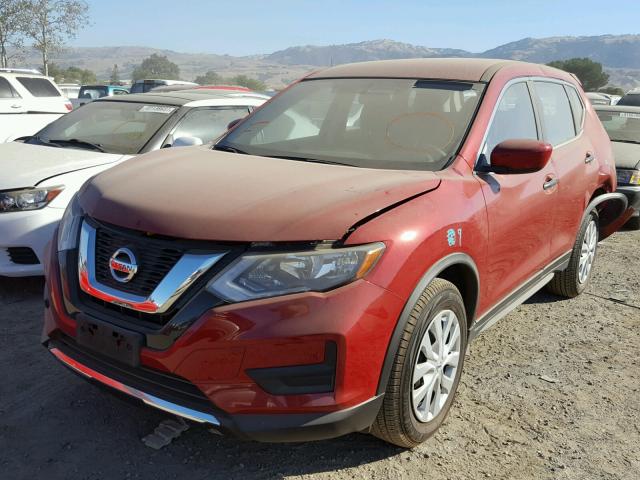 JN8AT2MT2HW383108 - 2017 NISSAN ROGUE RED photo 2