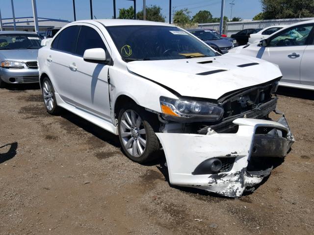 JA32V6FV7BU045222 - 2011 MITSUBISHI LANCER RAL WHITE photo 1