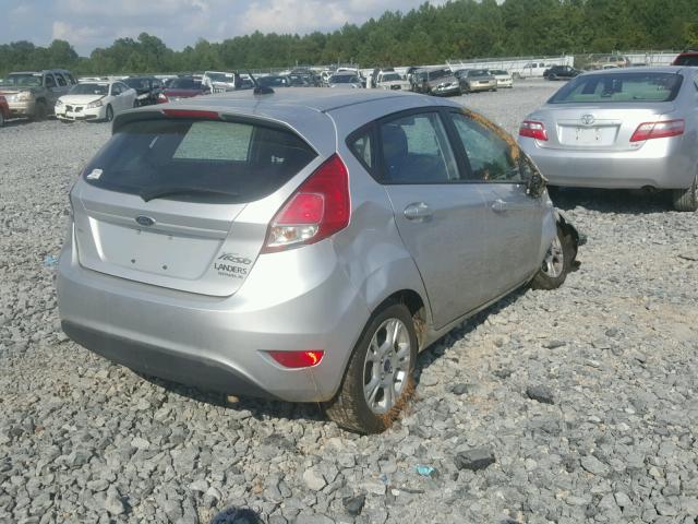 3FADP4EJ0EM103340 - 2014 FORD FIESTA SILVER photo 4