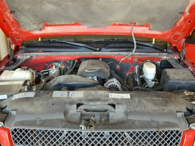 1GCGC13U13F125343 - 2003 CHEVROLET SILVERADO RED photo 7