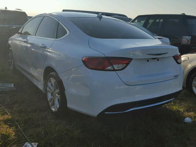 1C3CCCAB6GN133224 - 2016 CHRYSLER 200 LIMITE WHITE photo 3