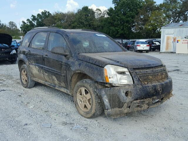 2CNDL23F286059120 - 2008 CHEVROLET EQUINOX LS BLACK photo 1