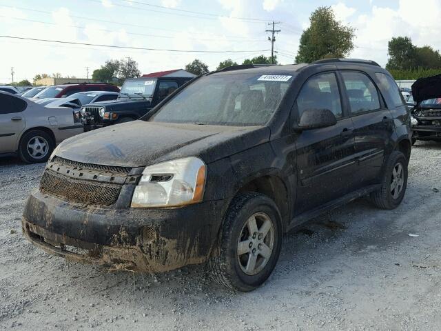 2CNDL23F286059120 - 2008 CHEVROLET EQUINOX LS BLACK photo 2