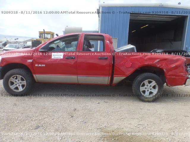 1D7HU18298J143012 - 2008 DODGE RAM 1500 RED photo 13