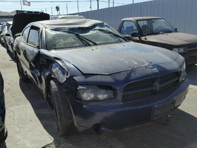 2B3KA43GX6H480608 - 2006 DODGE CHARGER SE BLUE photo 1