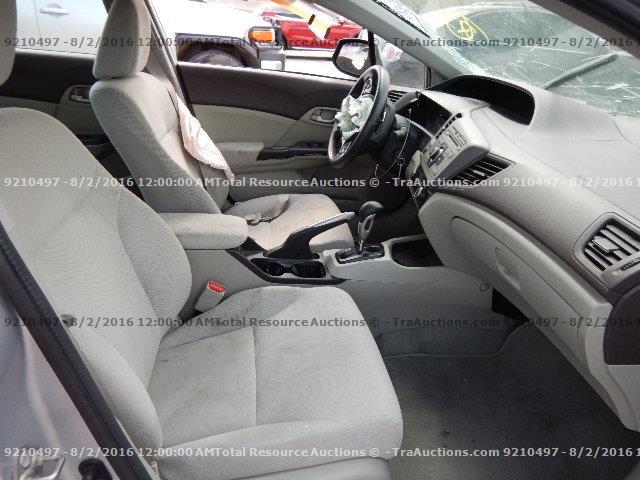 2HGFB2F55CH608424 - 2012 HONDA CIVIC LX SILVER photo 5