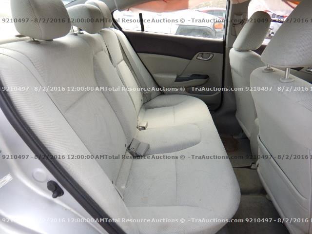 2HGFB2F55CH608424 - 2012 HONDA CIVIC LX SILVER photo 6