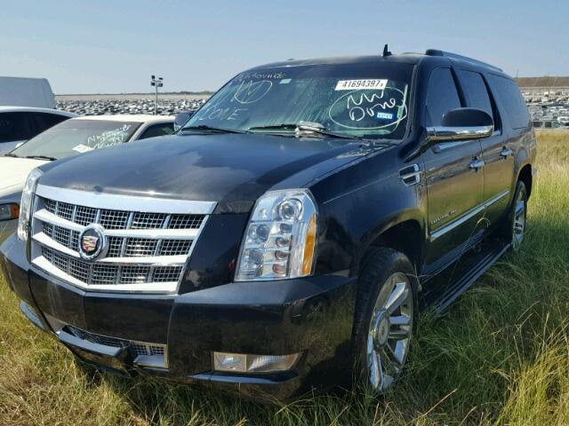 1GYS3KEF7DR262103 - 2013 CADILLAC ESCALADE E BLACK photo 2