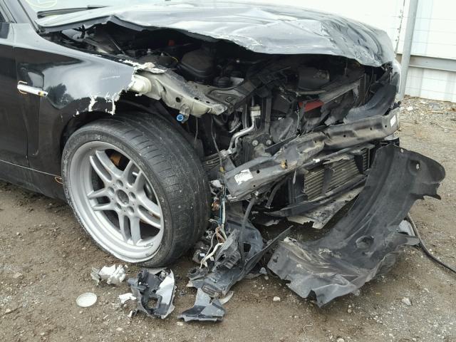 WBAUC73549VK95156 - 2009 BMW 135 I Czarny zdjęcie 9