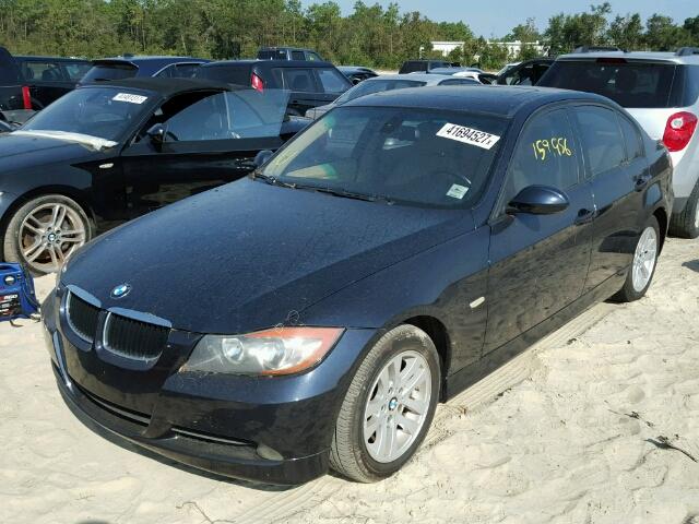 WBAVA33577KX81414 - 2007 BMW 328 BLACK photo 2