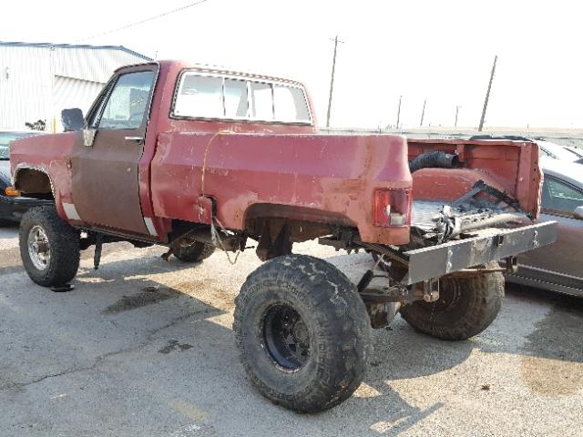 UTP03279 - 1983 GMC PICKUP RED photo 3