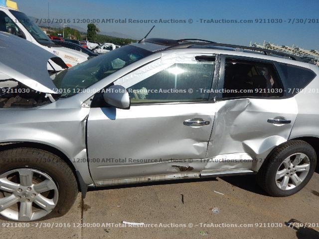 JN8AZ08W16W529759 - 2006 NISSAN MURANO SL SILVER photo 11