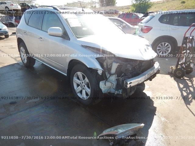 JN8AZ08W16W529759 - 2006 NISSAN MURANO SL SILVER photo 2