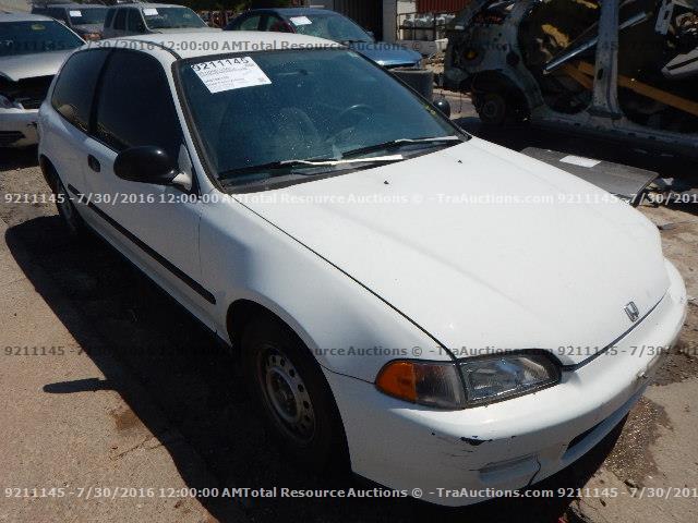 2HGEH2460SH523298 - 1995 HONDA CIVIC WHITE photo 2