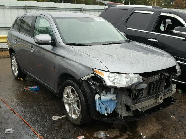 JA4AZ3A36EZ014535 - 2014 MITSUBISHI OUTLANDER GRAY photo 1