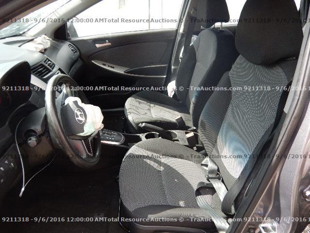 KMHCT5AE6EU149455 - 2014 HYUNDAI ACCENT GRAY photo 5