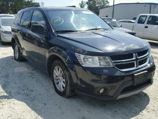 3C4PDCBG8DT547119 - 2013 DODGE JOURNEY SX BLACK photo 1