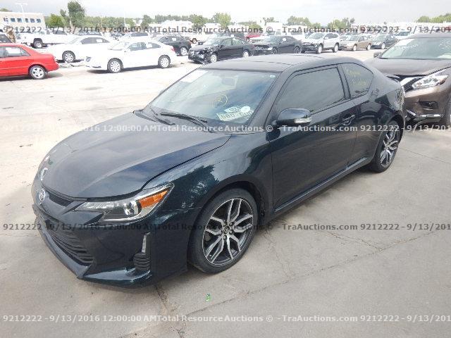 JTKJF5C73FJ004287 - 2015 TOYOTA SCION TC BLUE photo 1