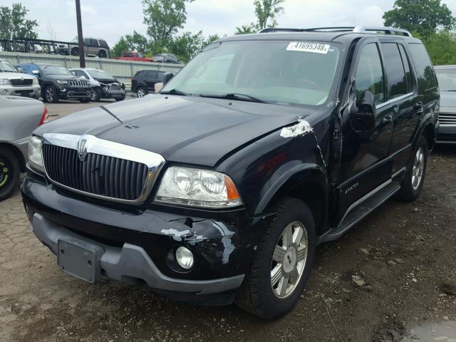 5LMEU78H33ZJ11499 - 2003 LINCOLN AVIATOR BLACK photo 2