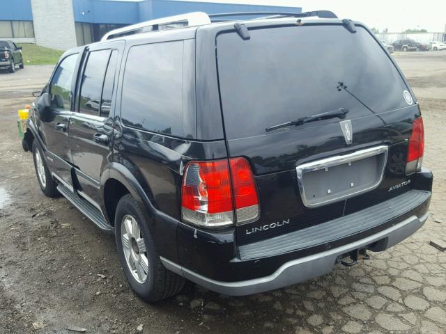 5LMEU78H33ZJ11499 - 2003 LINCOLN AVIATOR BLACK photo 3