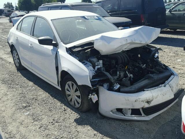 3VW2K7AJ8EM382699 - 2014 VOLKSWAGEN JETTA WHITE photo 1