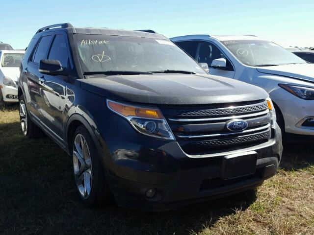 1FMHK7F86CGA67809 - 2012 FORD EXPLORER BLACK photo 1