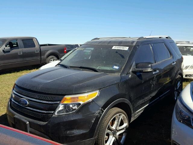 1FMHK7F86CGA67809 - 2012 FORD EXPLORER BLACK photo 2