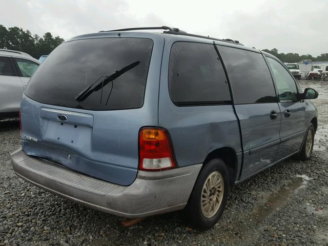 2FMZA514XXBB13445 - 1999 FORD WINDSTAR L BLUE photo 4