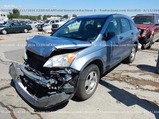 JHLRE48338C020951 - 2008 HONDA CR-V LX BLUE photo 1