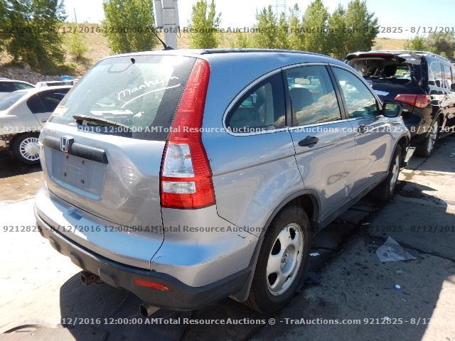 JHLRE48338C020951 - 2008 HONDA CR-V LX BLUE photo 3