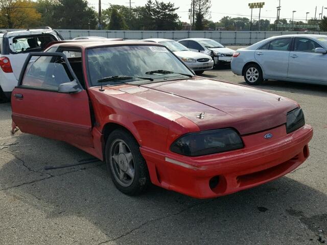 1FACP42E7PF130671 - 1993 FORD MUSTANG GT RED photo 1