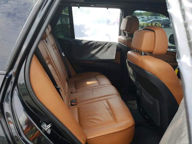 5UXFE4C5XAL277313 - 2010 BMW X5 XDRIVE3 BLACK photo 6