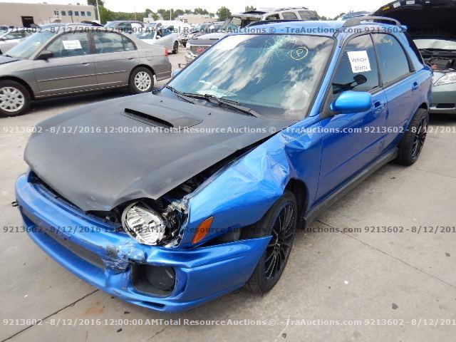 JF1GG29652G827487 - 2002 SUBARU IMPREZA WR BLUE photo 1