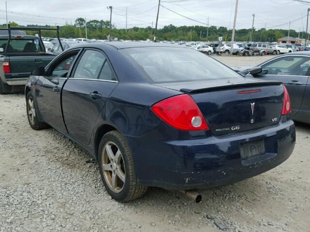 1G2ZG57N584173930 - 2008 PONTIAC G6 BASE BLUE photo 3