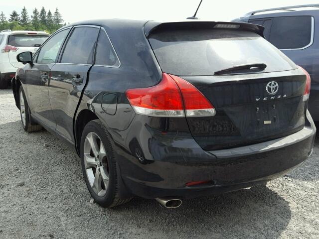 4T3ZK3BB7BU036574 - 2011 TOYOTA VENZA BASE BLACK photo 3