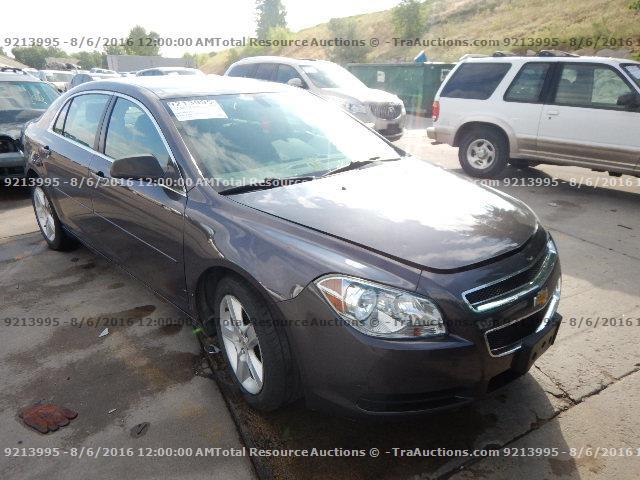 1G1ZB5EB4AF315285 - 2010 CHEVROLET MALIBU LS GRAY photo 2