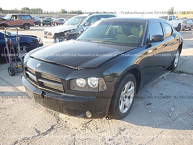 2B3LA43R88H245990 - 2008 DODGE CHARGER BLACK photo 1