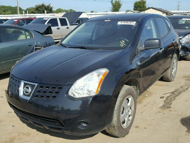 JN8AS5MT7AW021303 - 2010 NISSAN ROGUE S BLACK photo 2