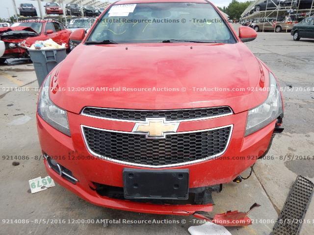 1G1PL5SC8C7238984 - 2012 CHEVROLET CRUZE LT RED photo 10