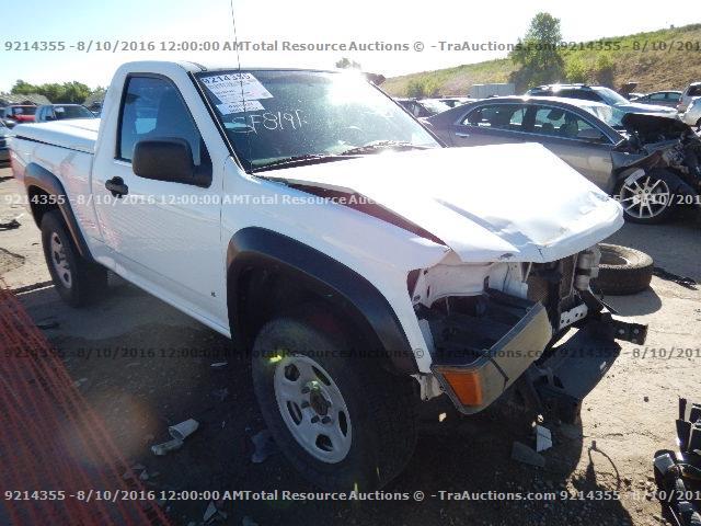 1GCDT14E498135744 - 2009 CHEVROLET COLORADO WHITE photo 2