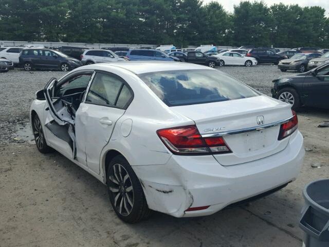 19XFB2F9XEE203305 - 2014 HONDA CIVIC EXL 白色 照片 3
