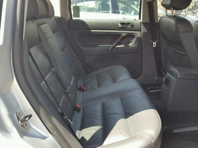 WVWWU63B05E136606 - 2005 VOLKSWAGEN PASSAT GLX SILVER photo 6