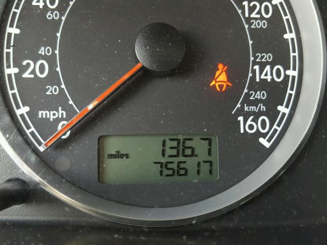 WVWWU63B05E136606 - 2005 VOLKSWAGEN PASSAT GLX SILVER photo 8