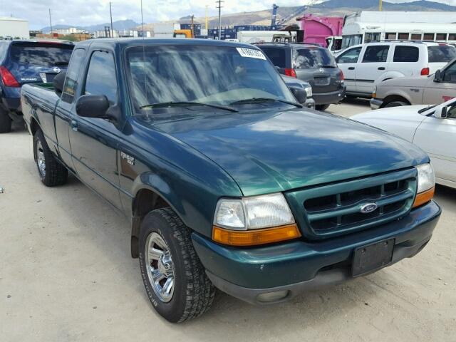 1FTYR14XXYPB59715 - 2000 FORD RANGER GREEN photo 1