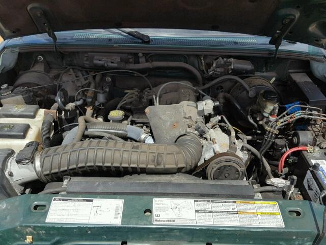 1FTYR14XXYPB59715 - 2000 FORD RANGER GREEN photo 7